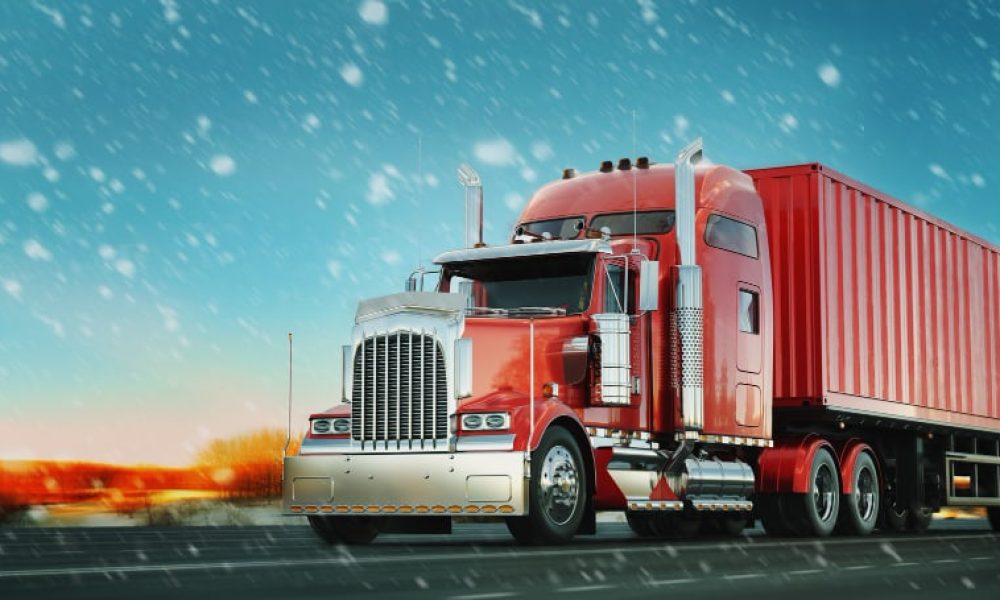 red-truck-snow-3d-render-illustration