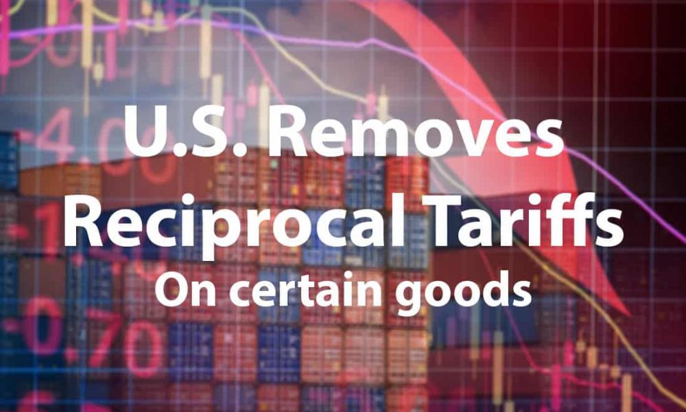 U.S. removes Reciprocal Tariffs on certain goods - Universal Logistics Trade Alerts - November 18, 2025