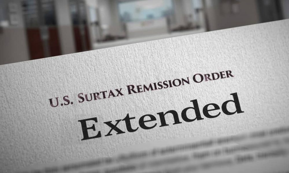 US Surtax Remission Order extended - Universal Logistics Trade Alerts - October 17, 2025