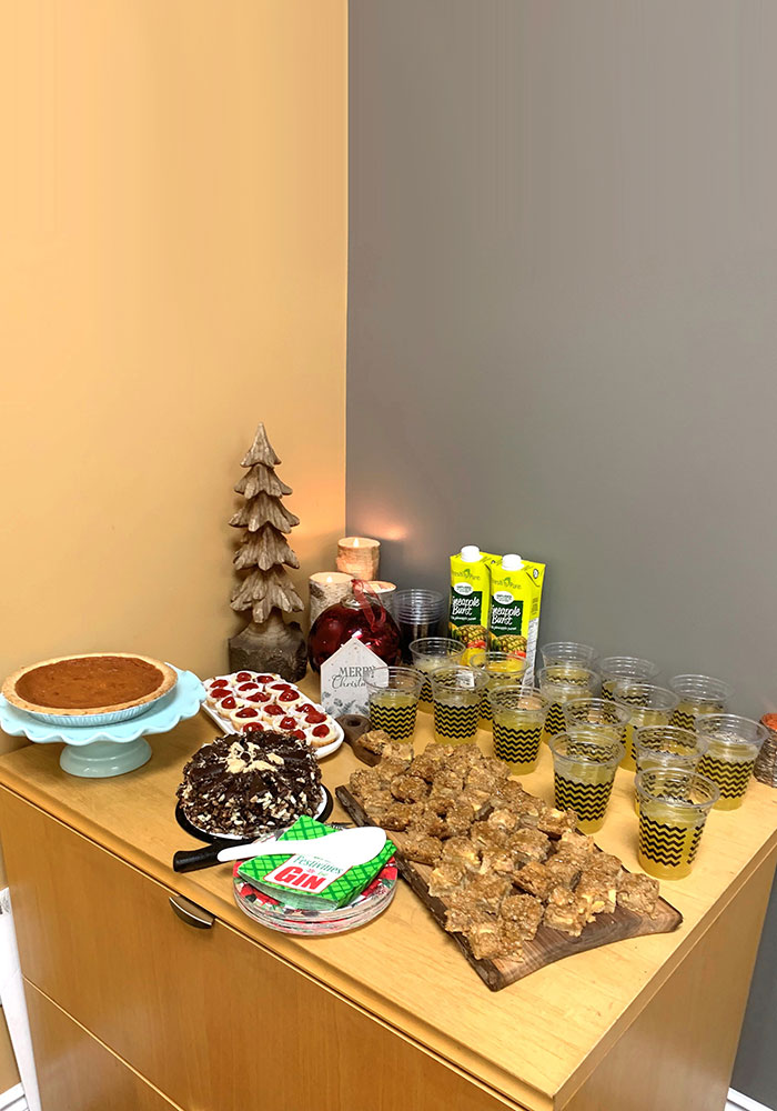 Universal Logistics Airport Office Potluck