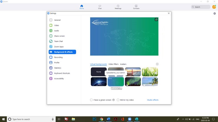 IT Corner - How to Change your Zoom Background - Universal Logistics Universal & YOU Internal Newsletter - May 2024