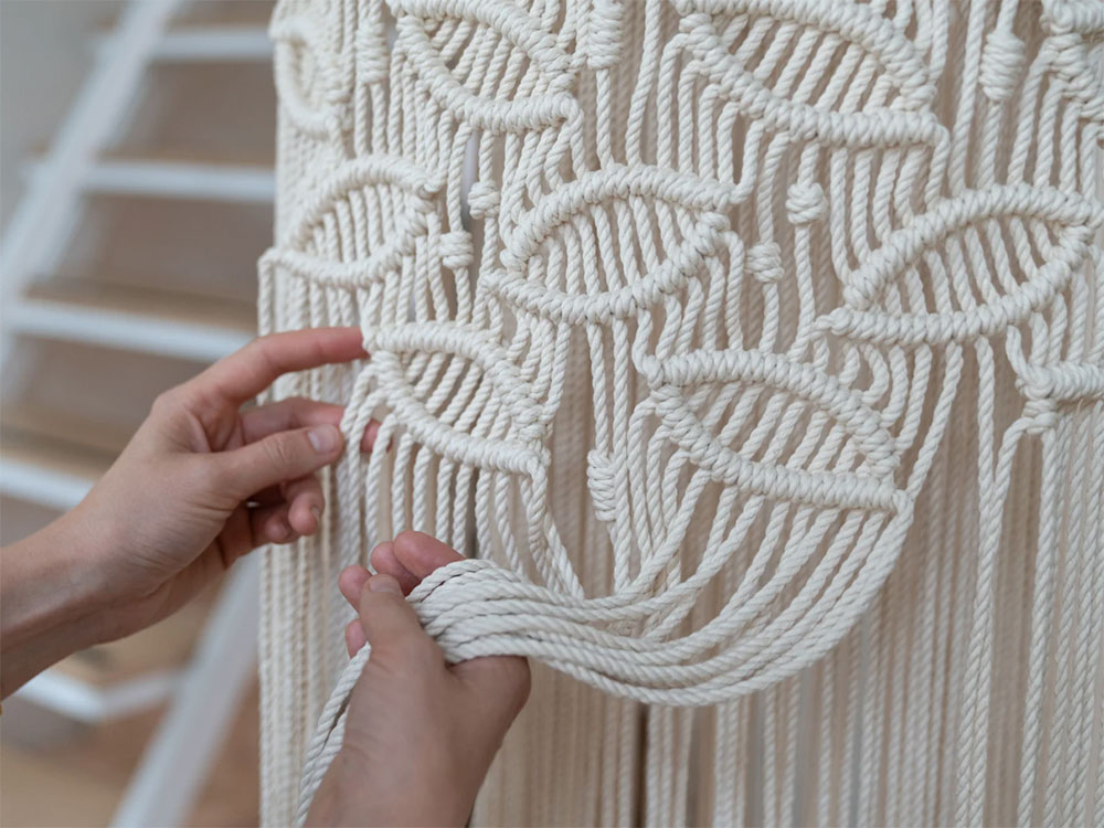 Macramé Plant Hangers and Wall Art - Something’s Brewing - The Resurgence of DIY & Crafting - Universal Logistics Universal & YOU Internal Newsletter - March 2025
