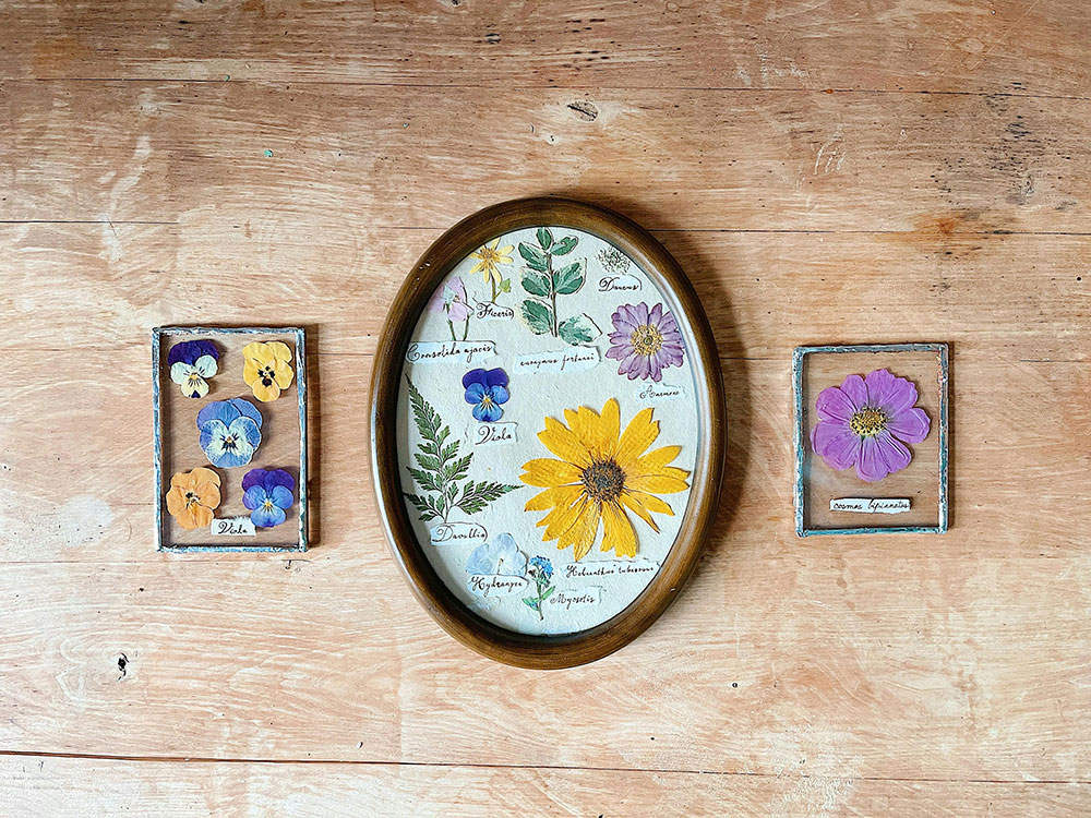Pressed Flower Crafts - Universal Logistics Universal & YOU Internal Newsletter - March 2025