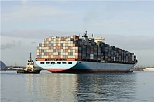 Ultra large container ship