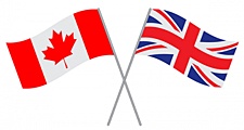 Canada UK Flags