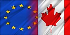 EU-Canada Flags