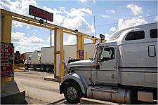 Truck at border