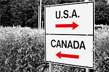 USA / Canada Sign