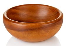 Wooden bowl