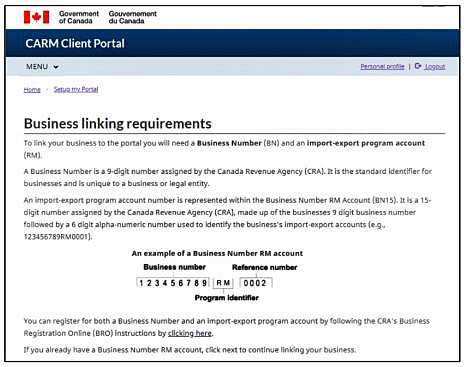 CARM Client Portal