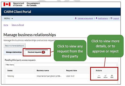 CARM Client Portal