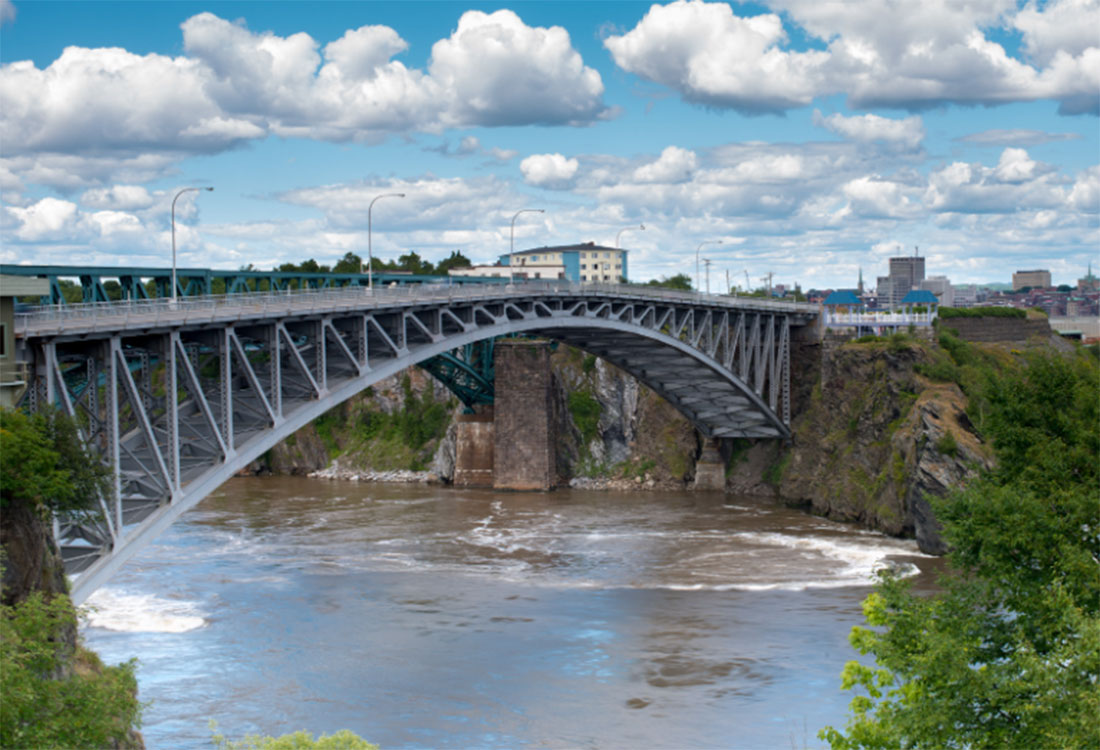 Name the city known for its Reversing Falls - Route Newsletter: May 2023